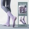 Five-Toe Non-Slip High-Top Cotton Yoga Socks for Summer Pilates & Exercise
