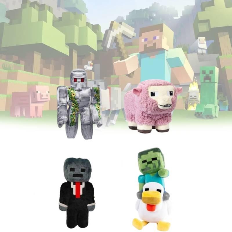 Cartoon Minecraft Cute Plush Toy Boys Children Birthday Gift Companion Doll
