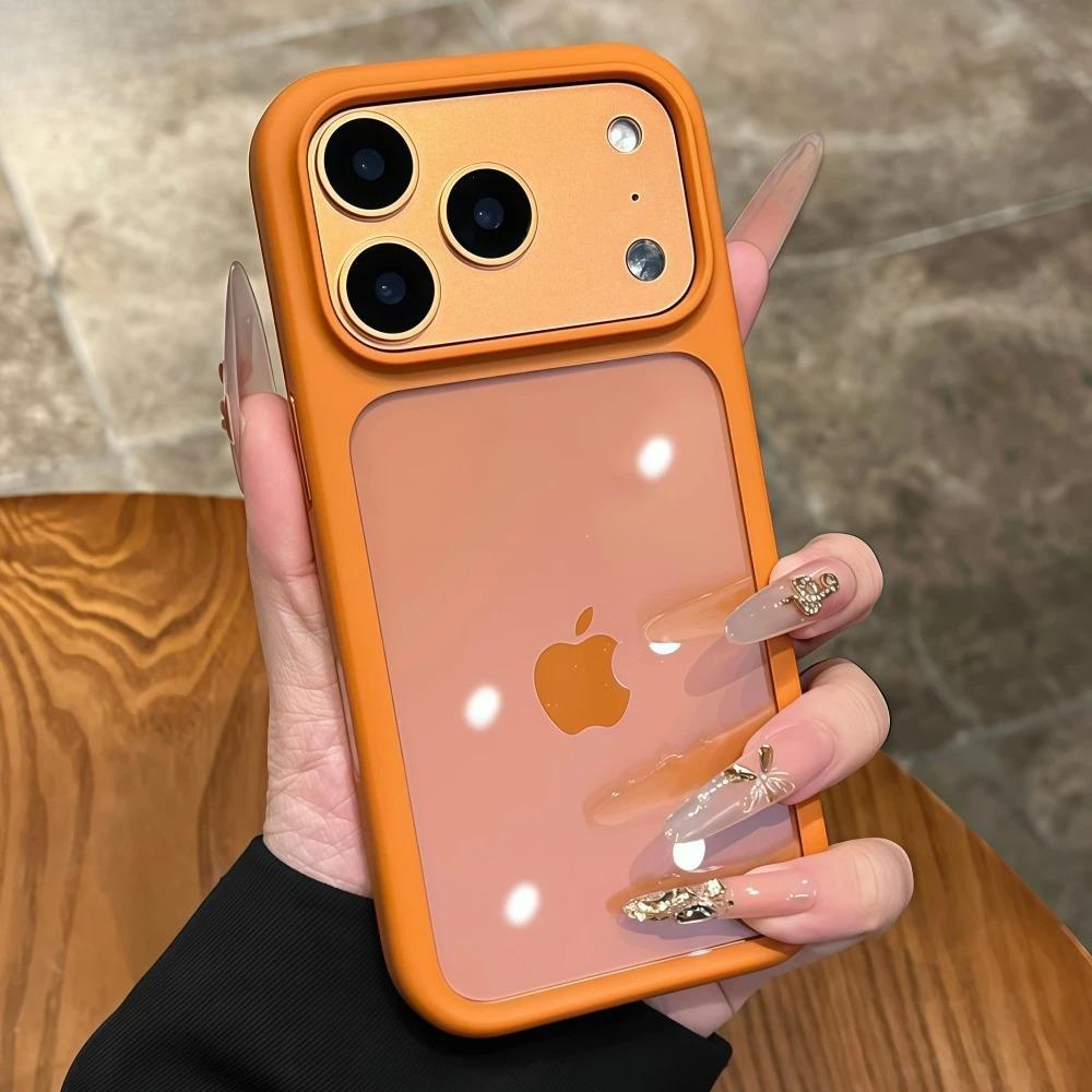 Chytrý fotoaparát Dotykové tlačítko Křišťálově čistý kryt telefonu pro iPhone 17 Pro Max 17 Pro 17 Air Průhledný nárazuvzdorný kryt Funda