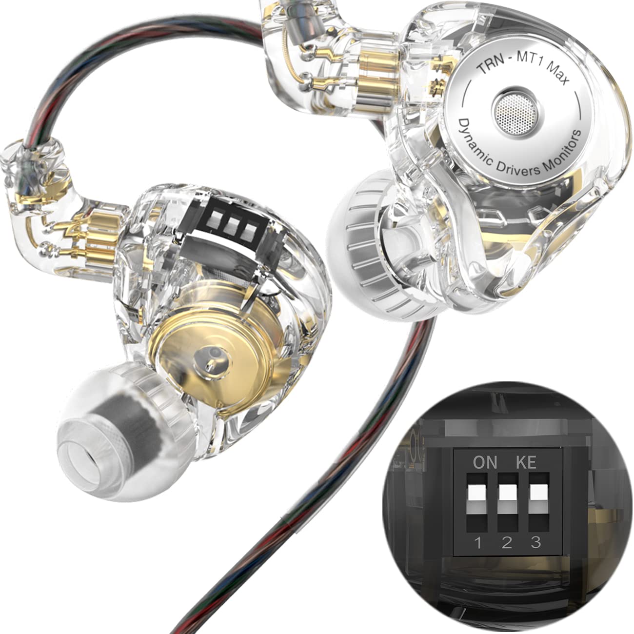 

Проводные наушники MAX Monitor Double Magnetic High Resolution Проводные канальные наушники High Sound QDC Съемные совместимые наушники TRN-MT1, [Возможна настройка]