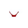 Steering Wheel U-Type Panel Cover Trim Bright Red For Toyota C-HR CHR 2018-