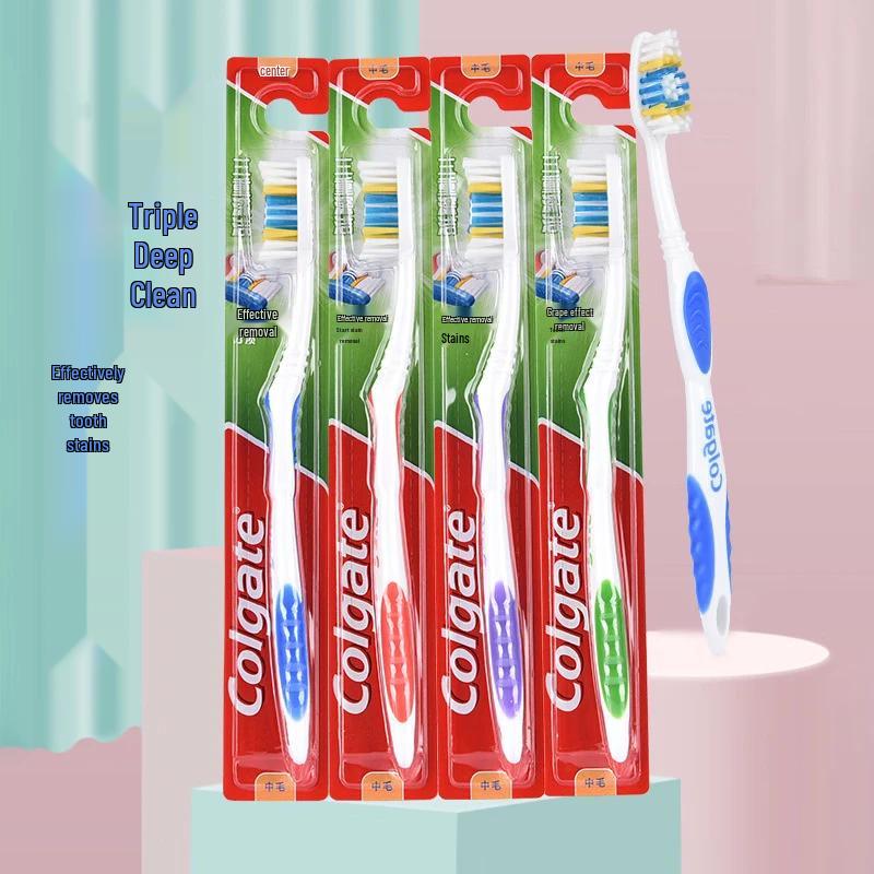 Colgate Triple Clean Hard Bristle Toothbrush