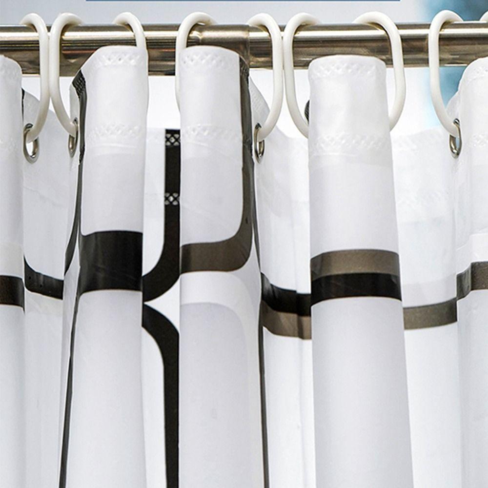 Wodoodporna Zasłona Prysznicowa z Nadrukiem Zasłona Dzieląca Wannę Kreatywna Tkanina Okienna Łazienka