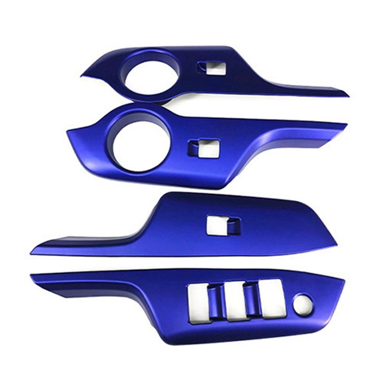 Car Window Switch Panel Cover Window Switch Panel Glass Lifting Control  For Toyota C-HR CHR 2016- Interior Accessories