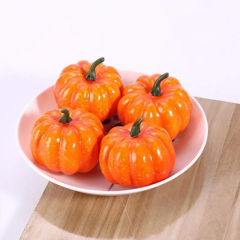 Artificial Foam Mini Pumpkins 5/10Pcs Realistic Fake Pumpkin for Halloween Party DIY Wreath Home Festive Decor Supplies