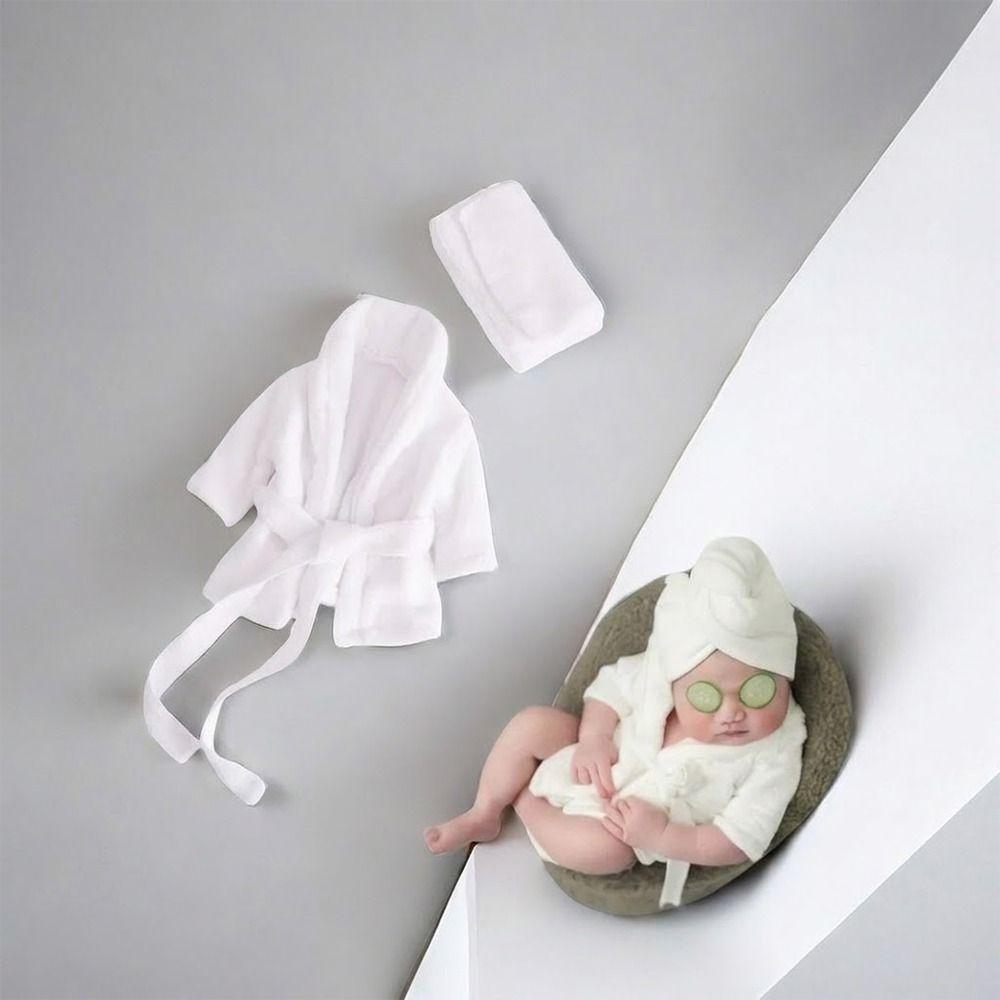 Photography Props Newborn Baby Bathrobes Slippers Photo Props Photo Shoot Accessories