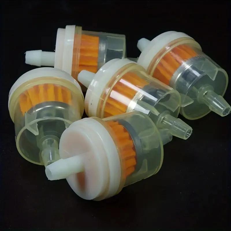 100pcs Gas Fuel Gasoline Oil Filter for Car Dirt Pocket Bike Motorcycle Moped Scooter Motocross Liquid Fuel Filter Accessories