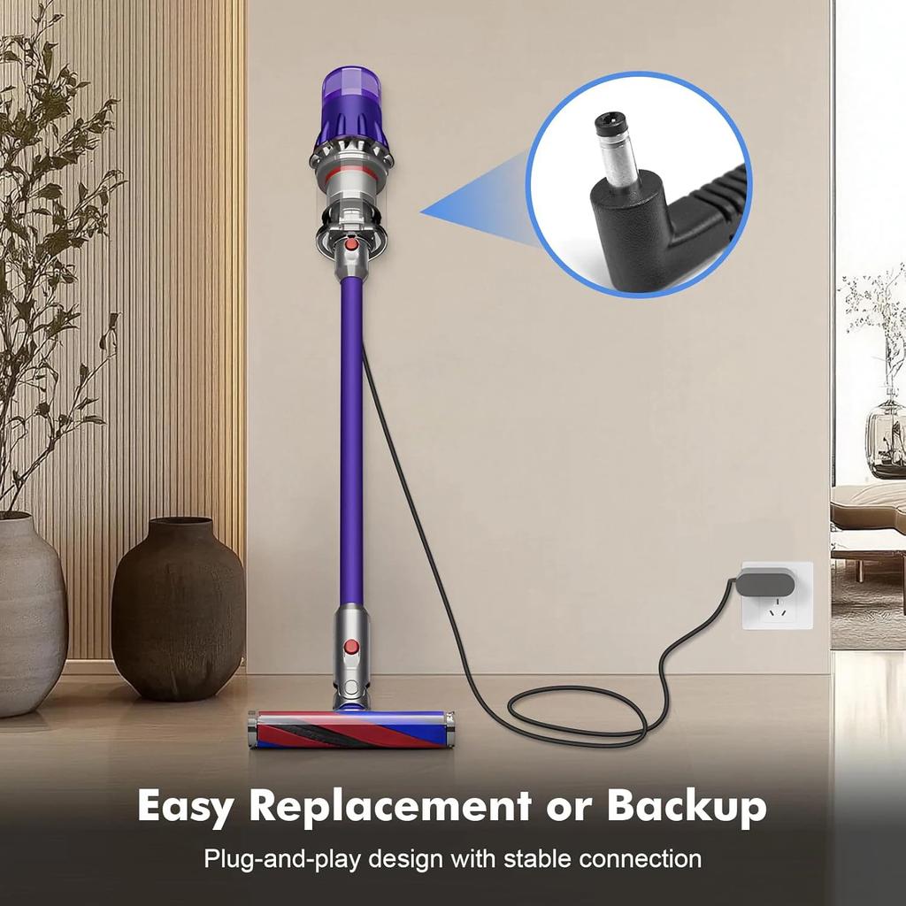 21.75V 1.1A Power Adapter Fit Dyson Digital Slim SV18 V10 Slim Cordless Vacuum Cleaner DC 4.0*1.7mm Charger