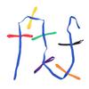 Children Safety Walking Ropes for Preschool Daycare School with 12 Colorful Handles Up To 12 Children 2 Teachers