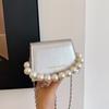 Stylish Mini Pu Pearl Chain Crossbody Bag For Women In Trendy Colors For Spring 2024