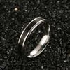 Vnox Classic Wedding Rings for Women Men Stainless Steel Couple Jewelry Promise Band Alliance Bijoux