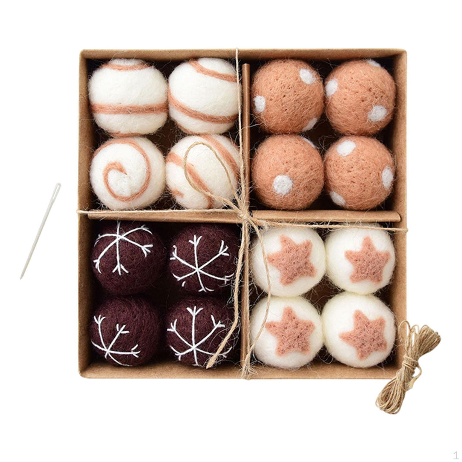 

16 шт. Рождественские шары, подвески, креативные елочные украшения для Brown