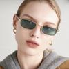 Small frame square metal sunglasses, new European and American glasses, personalized fashion sunglasses, UV-proof sunglasses