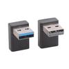 2 Piece 90 Degree USB To USB C Adapter USB3.0 Male To Type C Female Converter Charging Converter Support Data Transfer