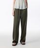 MUSINSA STANDARD WOMAN Women'S Satin Wide Elastic Pants [Khaki]