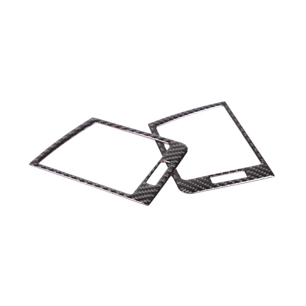 Carbon Fiber Dashboard Side Air Vent Outlet Trim Fit For BMW 3 Series E46 98-05