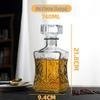 Transparente Glasflasche für Baijiu, Whiskey, Wein – Versiegelt und Perfekt für die Heimbrauerei.