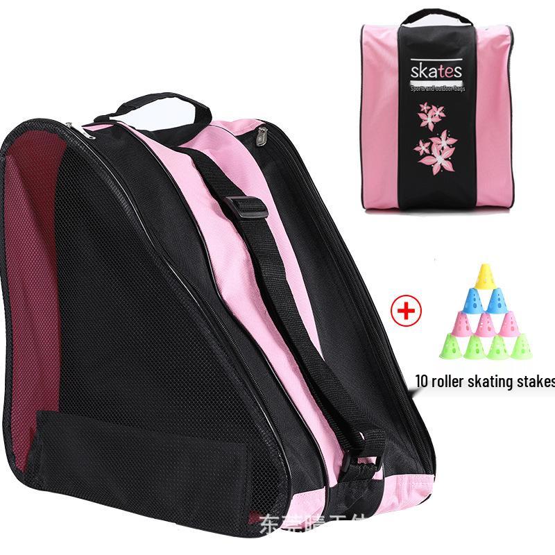 Professional Skating Bag for Kids & Adults - Inline Skates Ice Skates Storage, Breathable, Single Shoulder Design