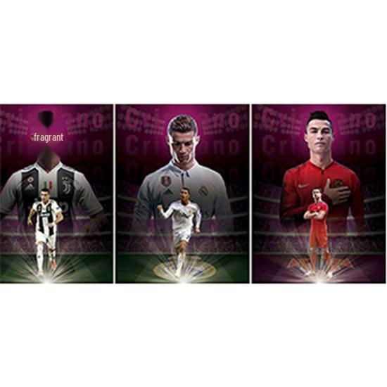 European & American 3D Stereo Sports Poster: Gradient Naked Eye Lenticular Art