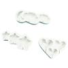 Silicones Baking Molds Set With Laces Star Heart Cloud Shapess For Cake Chocolate Jellys Making Heat Resistant