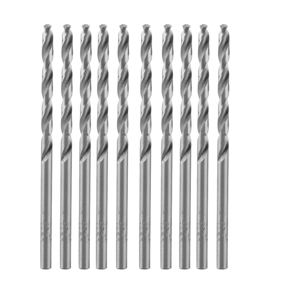 10pcs 2mm Diameter Twist Drill Bits HSS High Speed Steel Drill Bits Durable Drill Bits Set  For Wood