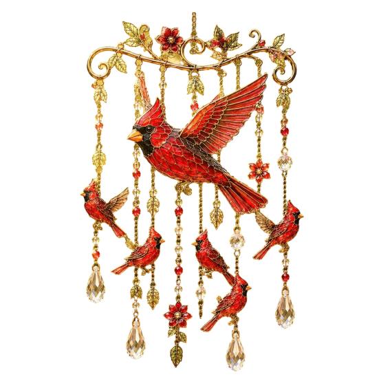Carillon DYS Hummingbird, Carillon per Esterno, Carillon Sun Catcher in Vetro Colorato e Cristallo, Decorazioni Colorate per Giardino Esterno, Commemorativo