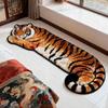 2D Flat Tiger Bedroom Carpet Water-absorbing Bedside Rug Creativity Doormat  Home Decor