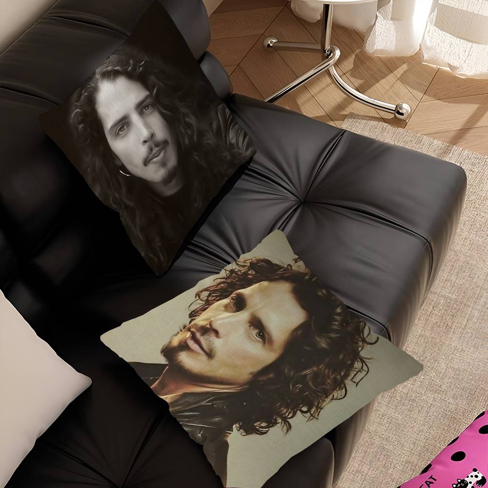 Chris Cornell Personalized Pillow Dust Cover Bedroom Kids Party Decoration Pillowcase Birthday Children Gift