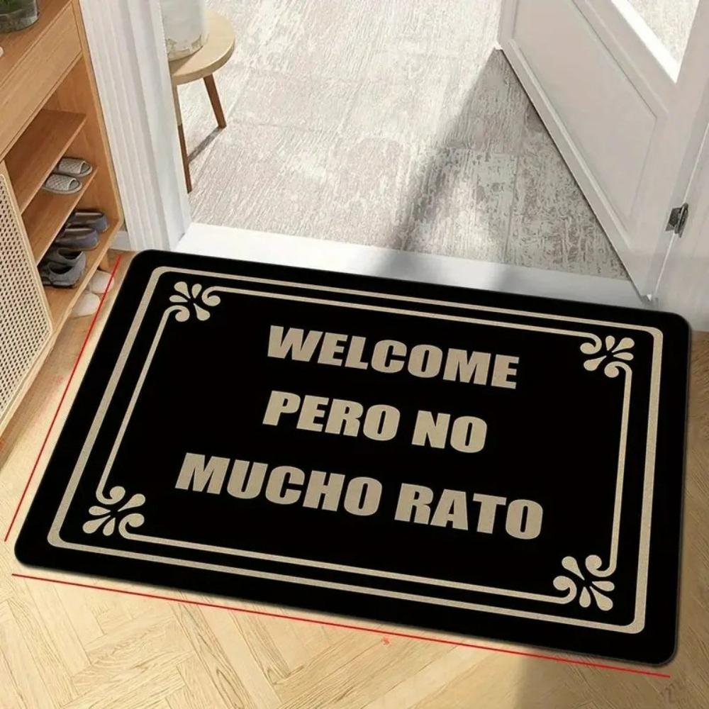 Sweet Home Welcome Doormat Please Remove Your Shoes Entrance Rug Non Slip Mat Cozy Home Living Room Bedroom Entryway Floor Mat