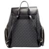 MICHAEL KORS Jet Set brand logo chain design PVC (polyvinyl chloride) plus leather backpack large size women's black