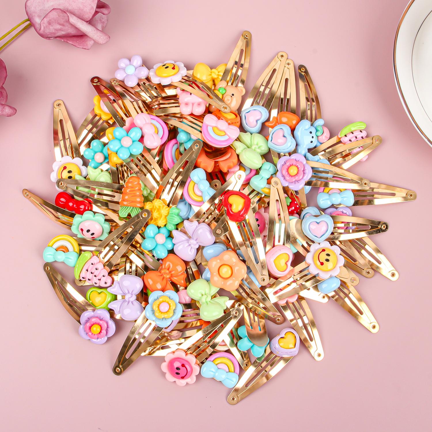 

10/20/30 шт. Детские заколки для волос для девочек, милые заколки для волос с цветами, матовые заколки-клипсы, заколки для волос смешанных стилей, аксессуары для волос 10pcs