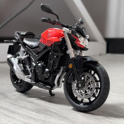 1:12 Honda CB400F Street Motorcycle Model Toy Alloy Diecast Simulation Models Motor Cycle Collection Decoration Boys Toys Gifts