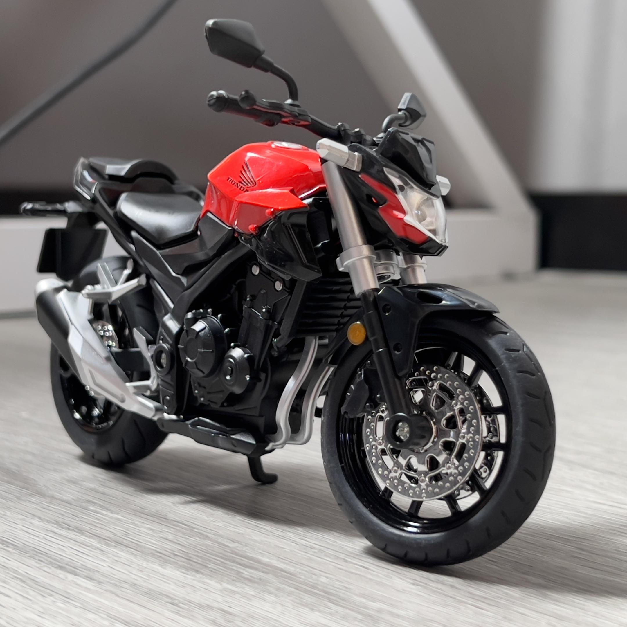 1:12 Honda CB400F Street Motorcycle Model Toy Alloy Diecast Simulation Models Motor Cycle Collection Decoration Boys Toys Gifts