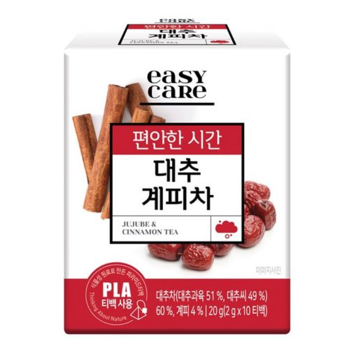 

Nokchawon Jujube Cinnamon Tea 10 Tea Bags — Sweet & Warming Herbal Blend 1 box