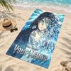 Attack on Titan Custom Name Beach towels also serve as bath towels summer essential a musthave for the outdoors the beach and the pool