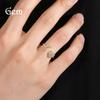 Elegant Adjustable Open Heart Ring - Stylish English Letter Design