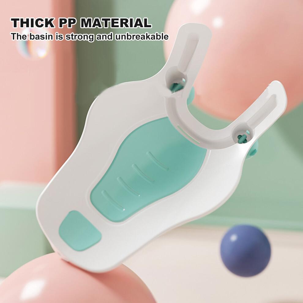 Verstellbarer ergonomischer Baby-Badewannenkissen mit einfachem Ablassdesign