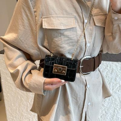 Modetrend einfache und vielseitige Mini-Quadrat-Tasche Damen neue Sommer-Textur kleine Tasche Nischen-Umhängetasche