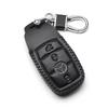 Mercedes Genuine Leather Key Case for GLK300, GLA260, B-Class, C-Class, S-Class, AMG - Includes Buckle.