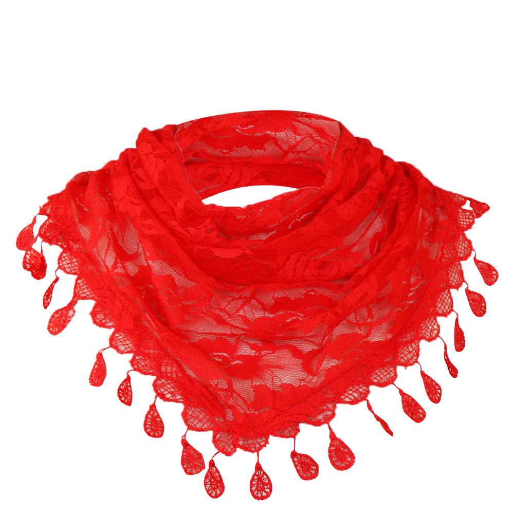 Kvinner blonder dusk Rose Floral hult skjerf sjal Lady Wraps skjerf