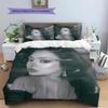 1PCS Ayliva Set Copripiumino Trapuntato con Fantasia a Tema Federa Decorazione per la Casa Regalo di Compleanno (1 * copripiumino + 2 * federa, senza nucleo)