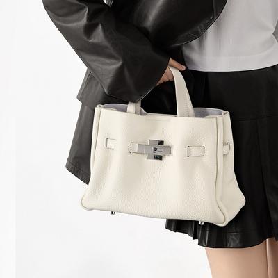Kožené tašky pro ženy, Špičkové kožené nákupní tašky, Businessové crossbody tašky na dojíždění, Městské jednoduché kabelky a zavazadla