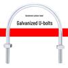 Galvanized U-Type Pipe Clamp