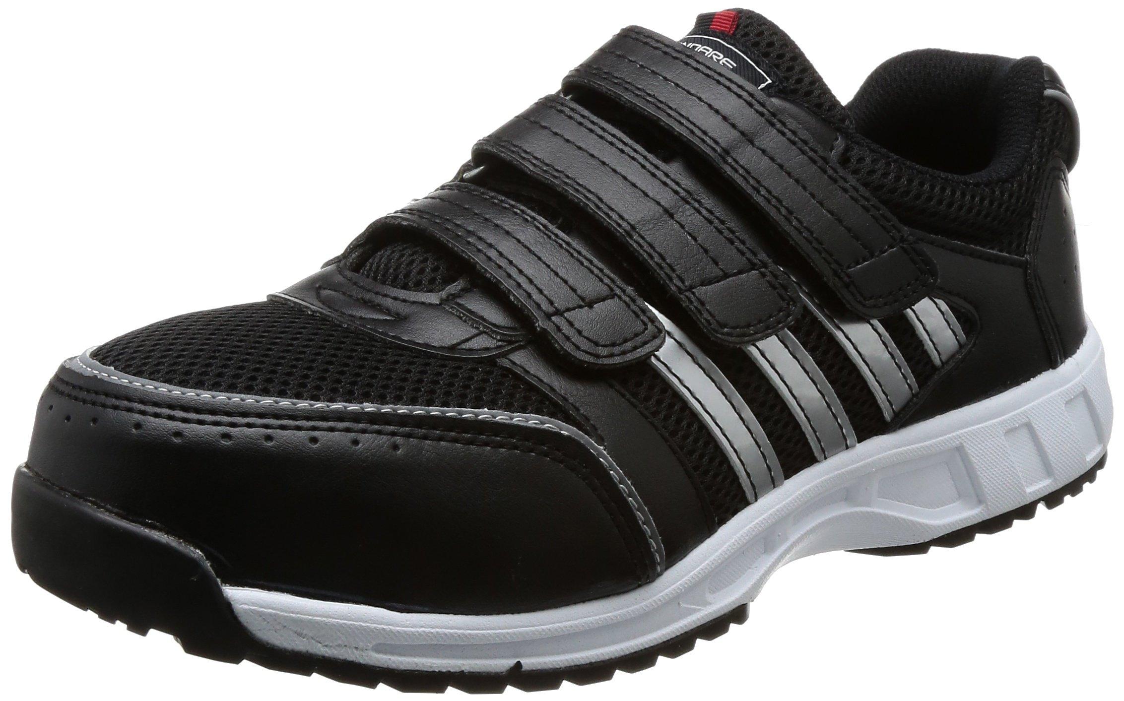 

Nobuoka Safety JSAA Highly Breathable Reflective Size 27cm CO-COS Sneakers, Standard, Mesh, Slip-Resistant, Oil-Resistant, Shock-Absorbent, Tape, чёрный