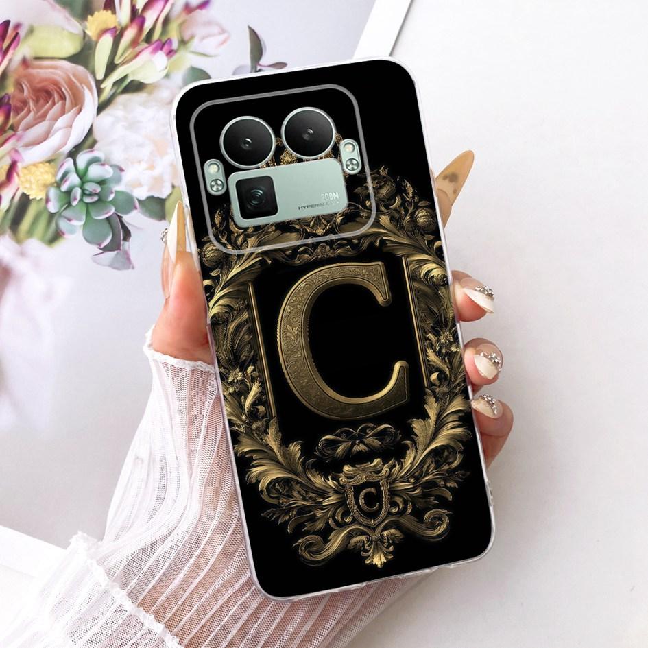 Für Realme GT8 Hülle Realme GT 8 Pro Cover 2025 Mode Buchstaben Krone Capa Weicher Silikon Stoßfänger Für Realme GT8 Pro RMX5210 Fundas