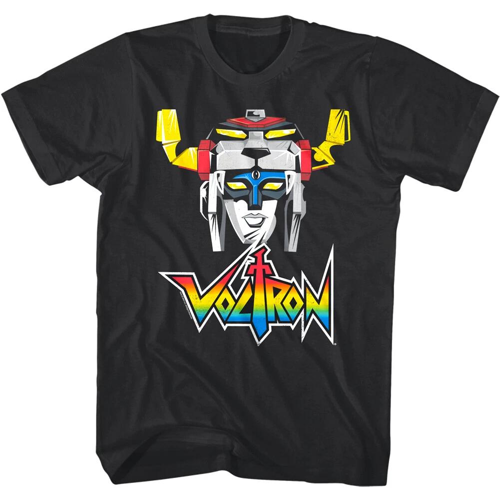 

Voltron Lion Force Robot Head Men s T Shirt Vintage Golion Team Defender 3XL