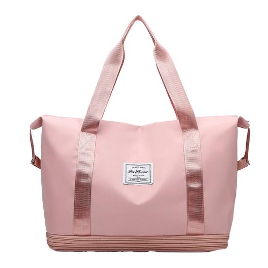 

Expandable Duffel Bag Lightweight Gym Bag with Wet Pocket Waterproof Weekender Duffel Shoulder Overnight Bag for Travel Sports