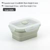 Collapsible Silicone Lunch Box Set: Microwave Steaming, Fresh-Keeping, 4-Piece Bento for Office & Picnic