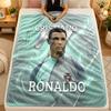 Koc Flanelowy Cristiano Ronaldo Ciepły Miękki Koc Rzutowy do Użytku Wewnętrznego Sofa Łóżko Salon