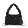 Harujio Sequin Bag, Party Bag for Women, Shoulder Bag, Handbag, 2-Way Mini Pochette, Small, Stylish, Cute, Sparkly, Perfect for Weddings, Parties,